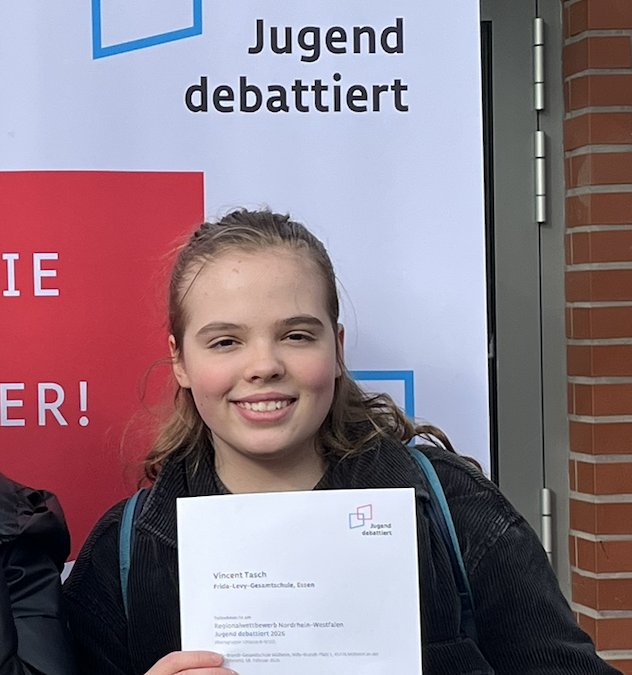 Großer Erfolg für unsere Schule beim Wettbewerb „Jugend debattiert“